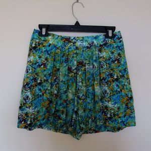 Silky Floral Shorts/Skort